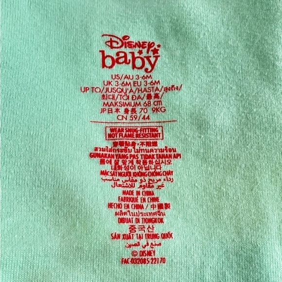 Disney Baby Mickey Mouse Holiday Treats 3 Piece PJ Sleep Set Size 3-6 Months - Picture 3 of 8